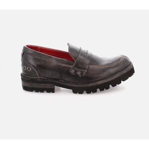 BED|STU Reina III Womens NEW Leather Lug Soles Chunky Loafers Sz 7.5 Preppy